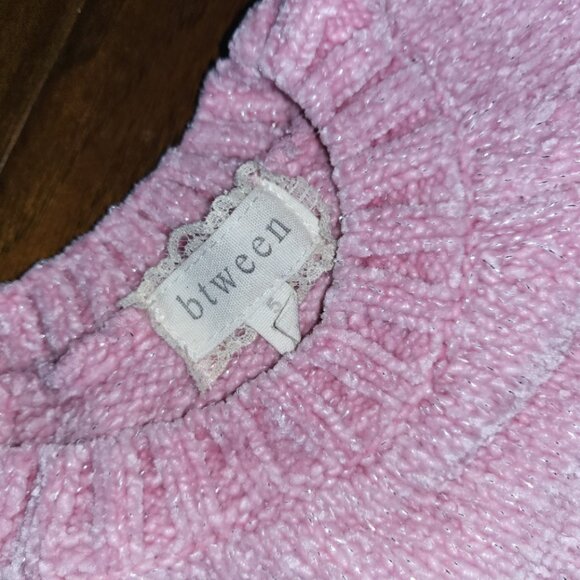 Girl's Sweater Lot w Baby GAP Houndstooth Skort Striped Pink Sweater Dress Sz 5 - Picture 7 of 13